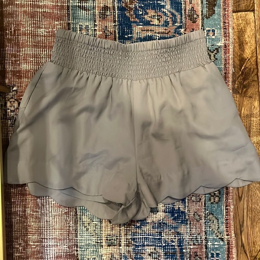 BCBG Scalloped shorts